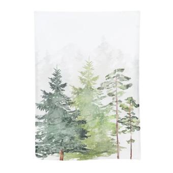Geschirrtuch Wald Winter Landhaus, Blanc Mariclo Toskana 