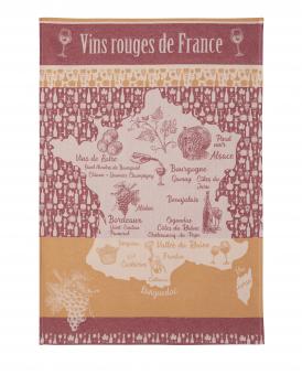 Geschirrtuch Vins Rouges de France, Coucke 