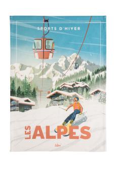 Geschirrtuch Küchentuch WIM Les Alpes Die Alpen Coucke 