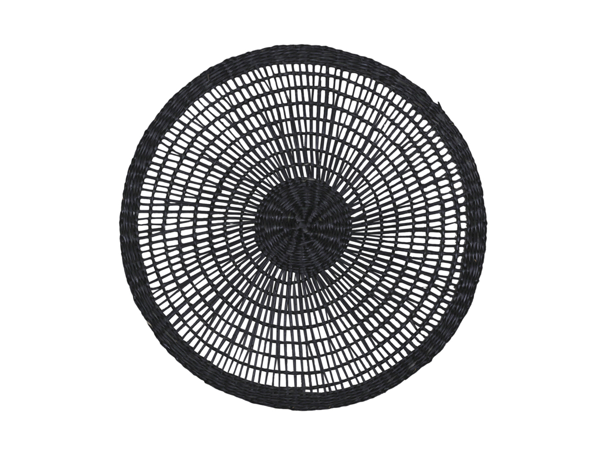 Gabi Schott Living | Chic Antique Tischset Platzdecke Platzset Seegras  schwarz, Landhaus Garten